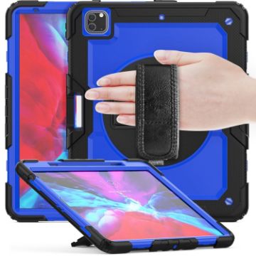 iPad Pro 13 2024 Silicone Hybrid PC Case - Dark Blue/Black - 1