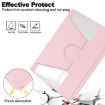 iPad Pro 13 2024 Pink Transparent Rotation Leather Case with Keyboard - 7
