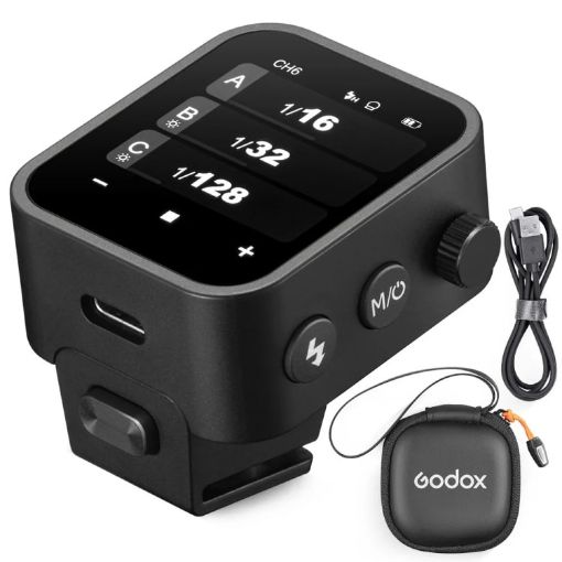 Godox X3 TTL Wireless Flash Trigger Touch Screen for FUJIFILM - Black - 1