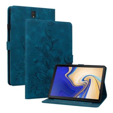 Samsung Galaxy Tab S4 10.5 SM-T830/T835 Lily Embossed Leather Case - 1