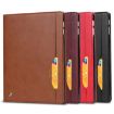 iPad Pro 13 2024 Red Leather Flip Case - Knead Skin Texture - 7