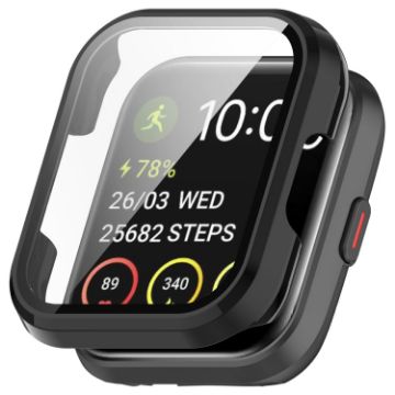 SKG V7/V7 Pro PC + Tempered Film Watch Protective Case - Black - 1