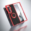 Samsung Galaxy Z Fold7 Q Shadow 1 Series Red TPU + PC Case with Ring - 2