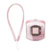 ROCK RAU0766 Pink Bubble Transparent TWS Bluetooth Earphone with Lanyard - 1