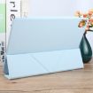 iPad Pro 13 2024 Y-Shape Magnetic Smart Case Blue Double-sided Clip - 5