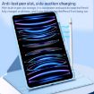 iPad Pro 13 2024 Sky Blue Magnetic Leather Case with Pen Slot - 8