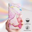 Vivo S30 PT003 Rose Gold Marble Flip Leather Phone Case - 4