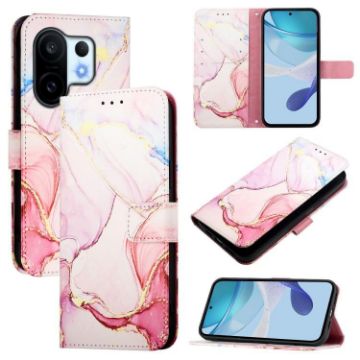 Vivo S30 Pro Mini PT003 Rose Gold Marble Flip Leather Phone Case - 1