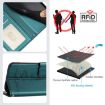 Ulefone Note 14 Peacock Green RFID Leather Case with Lanyard - 5