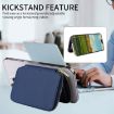 MagSafe Magnetic Zipper Card Bag Mobile Phone Sticker Blue HS-005 - 6