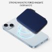 MagSafe Magnetic Zipper Card Bag Mobile Phone Sticker Blue HS-005 - 7