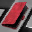 Vivo S30 Pro Mini Red Embossed Leather Phone Case - Skin Feel - 3