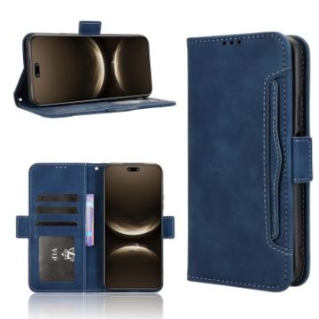 Huawei nova 14 Pro 5G Blue Leather Phone Case with Card Slots - 1