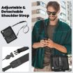 iPad Pro 13 2024 Black Silicone Hybrid PC Case with Shoulder Strap - 7