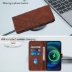 Realme Narzo 80 Pro Brown 3D Embossed Flip Leather Crossbody Case - 9