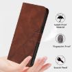 Realme V70/C75 5G Crossbody 3D Embossed Flip Leather Case Brown - 8