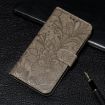 Xiaomi Poco F7 Ultra/Redmi K80 Pro Grey Lace Flower Flip Leather Case - 6