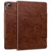 Samsung Galaxy Tab A8 10.5 Leather Case, Cat Buckle, Brown - 2