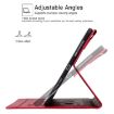 Samsung Galaxy Tab A8 10.5 Red Leather Cat Buckle Smart Case - 6