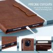 Samsung Galaxy Tab S9+/S8+/S7+ Cat Buckle Leather Case (Brown) - 7