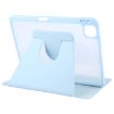 iPad Pro 13 2024 GEBEI Sky Blue Acrylic TPU Rotating Case with Pen Slot - 5