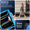 iPad Pro 13 2024 Black Blue Robot Silicone Hybrid Tablet Case - 3