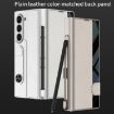 Samsung Galaxy Z Fold7 5G Flip Case with Pen Slot, Silver - GKK Full Cover - 4
