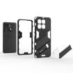 Redmi K70 Ultra Global Punk Armor Phone Case with Holder (Blue) - 6