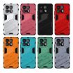 Redmi K70 Ultra Global Punk Armor Phone Case with Holder (Blue) - 7