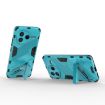Redmi K80/Poco F7 Pro Punk Armor PC+TPU Phone Case with Holder - Blue - 5