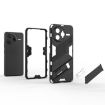 Redmi K80 Pro/Poco F7 Ultra Punk Armor PC+TPU Case with Holder (Black) - 6