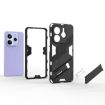 Redmi Note 14 5G Punk Armor Phone Case with Holder - Light Red - 6