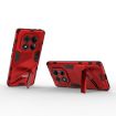 Redmi Note 14 Pro 4G Punk Armor Phone Case with Holder - Red - 4