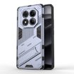Redmi Note 14 Pro 4G Punk Armor PC + TPU Case with Holder - Grey - 1