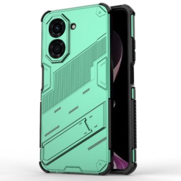 Redmi A5/Poco C71 Punk Armor Green Phone Case with Holder - 1