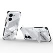 Redmi A5/Poco C71 Punk Armor Phone Case with Holder - White - 4