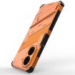 Redmi A5/Poco C71 Punk Armor Phone Case with Holder - Orange - 5