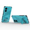 Redmi A5/Poco C71 Punk Armor Phone Case with Holder - Blue - 4