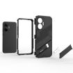 Redmi Turbo 4 Pro Punk Armor Phone Case with Holder - Blue PC + TPU - 6