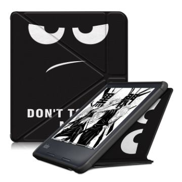 Kobo Libra Colour 2024 TPU Leather Tablet Case - Big Eyes Design - 1