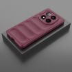 Redmi Note 14 Pro 5G Wine Red Magic Shield TPU Flannel Case - 2