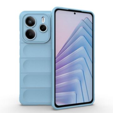 Redmi Note 14 5G Magic Shield TPU Flannel Case Light Blue - 1