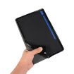 Samsung Galaxy Tab S7/S8 Leather Case with Holder - Gray (2020) - 7