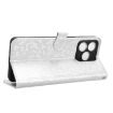 Ulefone Note 18 Ultra Silver Leather Phone Case - Honeycomb Texture - 5