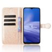 Ulefone Note 19 Gold Leather Phone Case - Honeycomb Dot Texture - 4