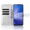 Ulefone Note 19 Silver Leather Phone Case with Honeycomb Dot Texture - 4