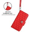 Ulefone Note 14 Red Flip Leather Phone Case with Lanyard - 5