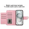Ulefone Note 14 Pink Flip Leather Phone Case with Lanyard - 4