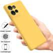 Motorola Edge 50 Yellow Liquid Silicone Dropproof Phone Case Full Coverage - 2