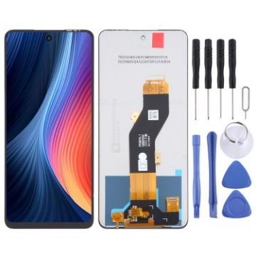 itel P55 OEM LCD Screen with Digitizer Full Assembly Replacement - 1